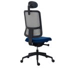 Silla de oficina Sitizen de malla con reposacabezas