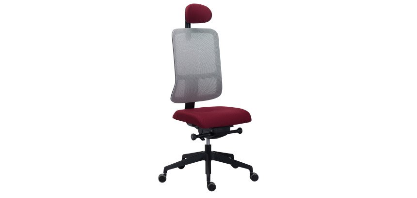 Chaise de bureau Sitizen maille avec appui-tête