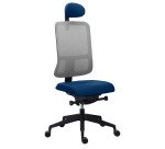 Silla de oficina Sitizen de malla con reposacabezas