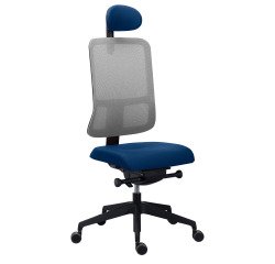 Chaise de bureau Sitizen maille avec appui-tête
