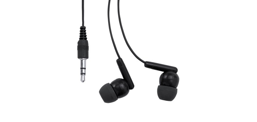 Auriculares Negros conexión Jack 3,5 mm