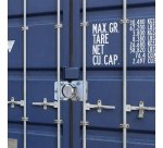 Pack haute sécurité moraillon et cadenas rond à clé - 73 mm