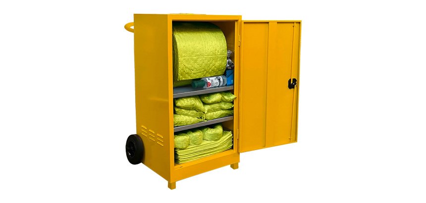 Kit armadio assorbimento liquidi chimici Carvel KIT04RC, 58 x 46 x 100 cm, 181 litri