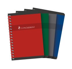 Carnet spirale Conquérant 10,5 x 14,8 cm 5 x 5 mm 100 pages