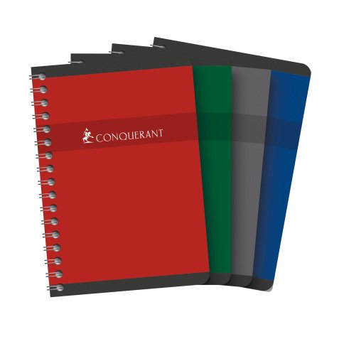 Carnet spirale Conquérant 10,5 x 14,8 cm 5 x 5 mm 100 pages