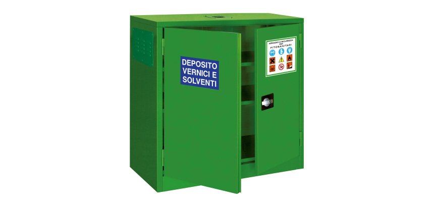 Armadio monoblocco per fitosanitari, Carvel ARM006F, 1000 x 460 x 1000 mm