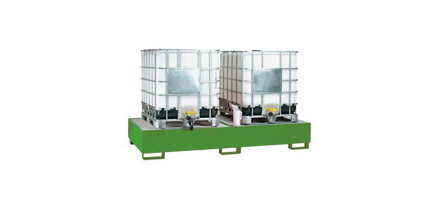 Vasca di stoccaggio per 2 cisterne, Carvel VAS200, 2680 x 1250 x 1250 mm
