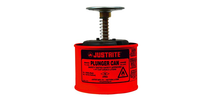 Contenitore a stantuffo in acciaio CAS10218, 2 litri