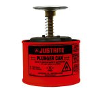 Contenitore a stantuffo in acciaio CAS10118, 1 litro