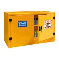 En_armadio di sicurezza sottobanco liquidi infiam