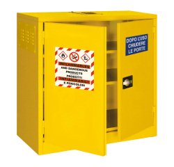 Armadio liquidi infiammabili monoblocco, Carvel ARM006I, 1000 x 460 x 1000 mm