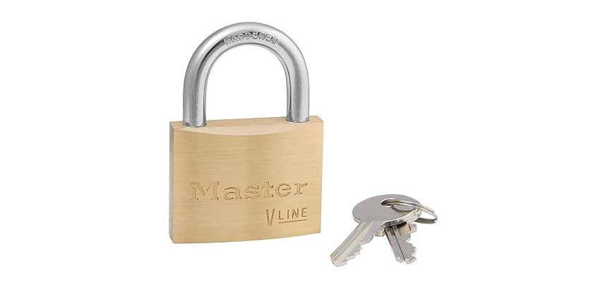 Cadenas à clé - 40 mm - anse de 21 mm - laiton