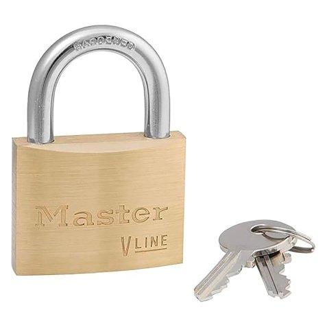 Cadenas à clé - 40 mm - anse de 21 mm - laiton