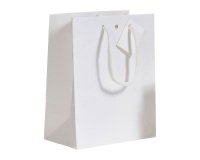 Sac boutique Luxe Natural poignées cordelières H 33 x L 25 x P 13 cm - Paquet de 10 sacs