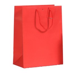 Sac boutique Luxe Natural poignées cordelières H 33 x L 25 x P 13 cm - Paquet de 10 sacs