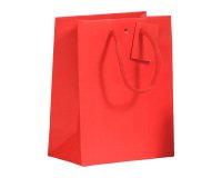 Sac boutique Luxe Natural poignées papier 18 x10 x 22.7 cm - 10 sacs