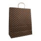 Sacs boutique kraft à motif poignées torsadées 35 x 14 x 41 cm - 50 sacs