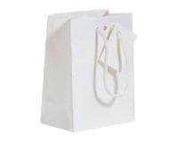 Sac boutique Luxe Natural poignées papier 18 x10 x 22.7 cm - 10 sacs