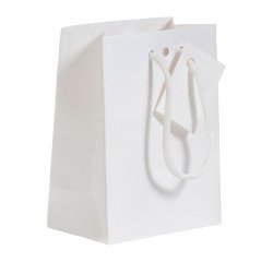 Sac boutique Luxe Natural poignées papier 18 x10 x 22.7 cm - 10 sacs