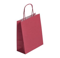 Sacs boutique kraft poignées torsadées 30 x 23 x 12 cm - 50 sacs