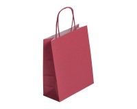 Winkelzakken in kraft met gedraaide handvaten 22 x 18 x 8 cm - karton van 50