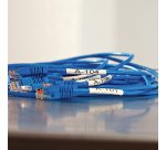 Ruban thermorétractables Dymo Rhino 6 mm 18051 blanc écriture noire