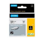 Ruban thermorétractables Dymo Rhino 9 mm 18053 blanc écriture noire