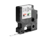 Ruban thermorétractables Dymo Rhino 6 mm 18051 blanc écriture noire