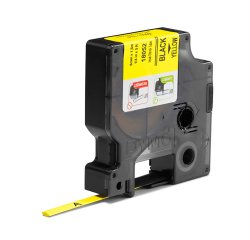 Rohr Schrumpfbänder Dymo Rhino 6 mm 18052 gelb schwarze Schrift