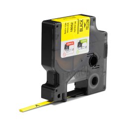 Rohr Schrumpfbänder Dymo Rhino 6 mm 18052 gelb schwarze Schrift