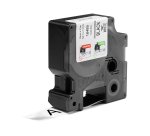 Ruban nylon Dymo Rhino 19 mm 18489 blanc écriture noire