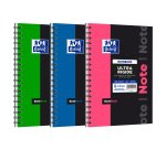 Cahier spirale Oxford Etudiants Notebook 19 x 25 cm grands carreaux 160 pages