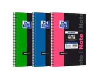 Cahier spirale Oxford Etudiants Notebook 19 x 25 cm grands carreaux 160 pages