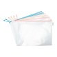 Storage pouches with zip A3 size Djois by Tarifold assorted pastel colors