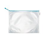 Pochettes de rangement à zip A3 Djois by Tarifold couleurs pastels assorties