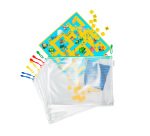 Pochettes de rangement à zip A3 Djois by Tarifold coloris vifs assortis