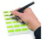 Onglet d’indexation adhésif Djois by Tarifold, repositionnable, 12 x 25 mm. Boîte de 72