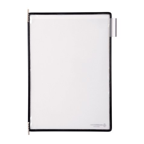 <div class="translation">Pivot pockets for document protection, Djois by Tarifold, black, A4 portrait</div>