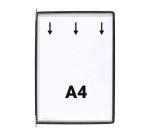 Pochettes à pivots pour protège documents Djois by Tarifold A4 portrait noires