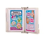 Protège-documents pivotant mural antimicrobien Djois by Tarifold pour format A4 10 pochettes - 20 vues blanc