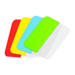 Adhesive indexing tab Djois by Tarifold, repositionable, 12 x 40 mm. Box of 48