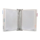 Protège-documents pivotant mural antimicrobien Djois by Tarifold pour format A4 10 pochettes - 20 vues blanc