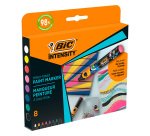 Marqueur peinture Bic Intensity coloris vifs - Pochette de 8