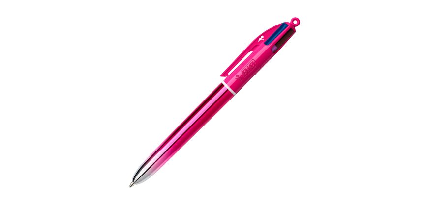 Bolígrafo Bic 4 Colores Punta Retráctil Smooth Gradient 1 mm - Escritura Media
