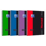 Cahier spirale Oxford Etudiants Nomadbook A4+ 24 x 32 cm grands carreaux 160 pages