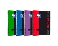 Cahier spirale Oxford Etudiants Nomadbook A4+ 24 x 32 cm grands carreaux 160 pages