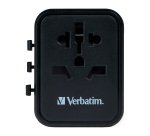 Verbatim 49543 adaptateur prise d'alimentation Universel Noir