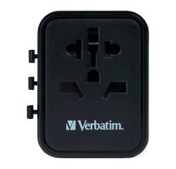 Verbatim 49543 stroomadapter Universeel Zwart