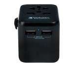 Verbatim 49543 adaptateur prise d'alimentation Universel Noir