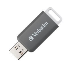 Verbatim V DataBar clé USB flash 128 Go USB Type-A 2.0 Gris